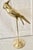 Mid-Century Hollywood Regency Solid Brass Lovebirds on Perch Stand For Sale - Image 4 of 16