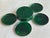 Mid-Century Modern Vintage Otagiri Malachite Lacquerware Coaster & Box Set- 5 Pieces For Sale - Image 3 of 9