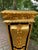 Wood 1990 French Louis XVI Gold Black Beech Wood Marble Pedestals Pair For Sale - Image 7 of 12