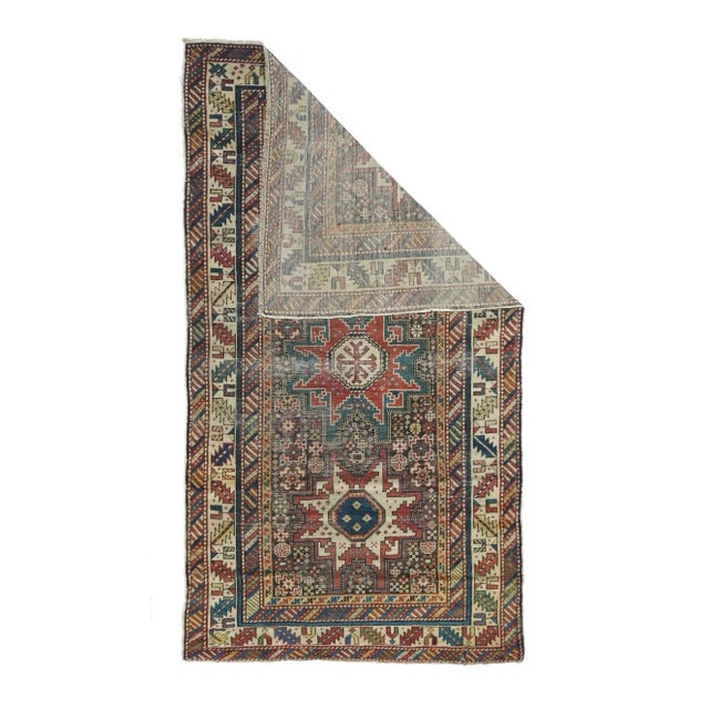 Traditional Antique Shirvan Rug 3'3'' x 5'9'' For Sale - Image 3 of 10