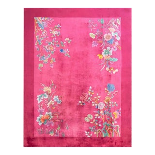 1920s Chinese Art Deco Carpet ( 9' x 11'6" - 275 x 350 cm ) For Sale