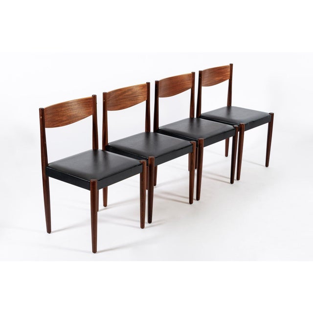 Mid Century Danish Modern Teak Dining Chairs by Poul Volther for Frem Rojle For Sale - Image 13 of 15