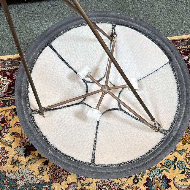 Design Plus Gallery presents the Sapphire Dome by Hilliard Lamps. This is a handcrafted, luxury pendant featuring slumped...