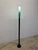Koch and Lowy Postmodern Green Glass and Steel Floor Lamp, 1990s For Sale In Miami - Image 6 of 14
