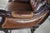 Late 20th Century Hancock & Moore French Chesterfield Style Carved Brown Leather Tufted Bar Stool For Sale - Image 10 of 12