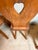 Set of 4 Vintage Alpine Bavarian Heart-Cutout Plank Chairs (Brettstuhl) For Sale - Image 9 of 13