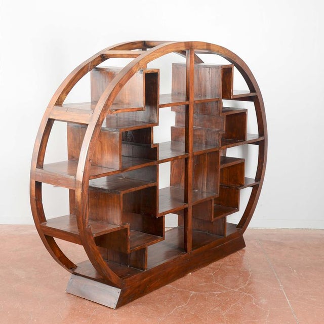 Vintage Oriental Style Bookcase For Sale - Image 4 of 18