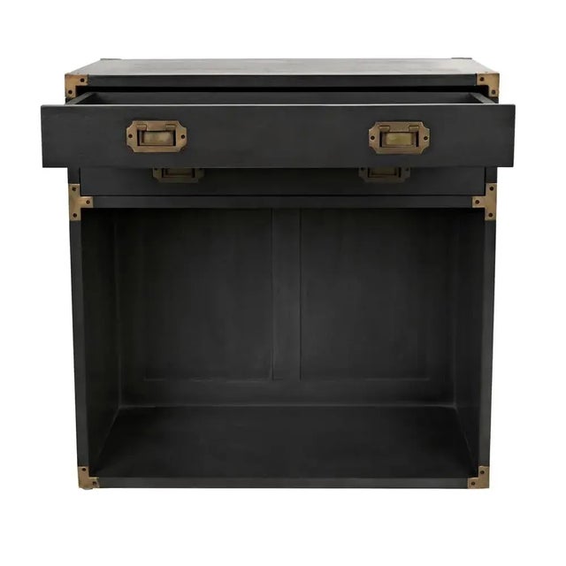 Not Yet Made - Made To Order NOIR Campaign Chest, Pale For Sale - Image 5 of 5