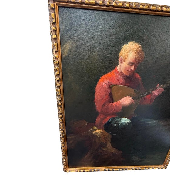 Red Vladimir Volodia Lazarev (Russian French, 1904-1988) "The Ballad" Impressionist For Sale - Image 8 of 10