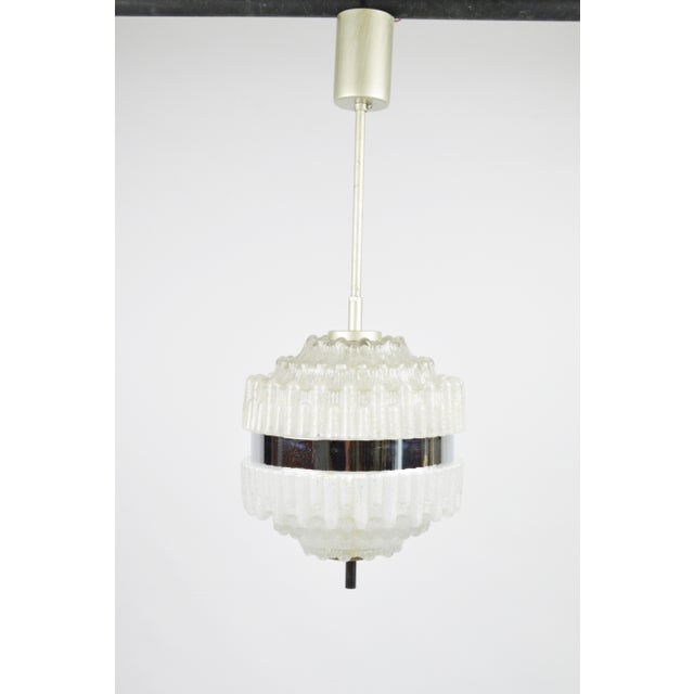 Glass Pendant Lamp, 1970s For Sale - Image 10 of 10
