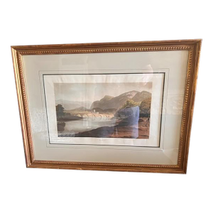 Mid 19th Century Dunkeld Landscape Lithograph - c.s. Graffman