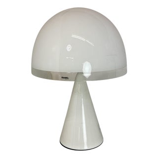 Modernist Italian Space Age Mushroom Shape Table Lamp by Harvey Guzzini for Guzzini, 1970s For Sale