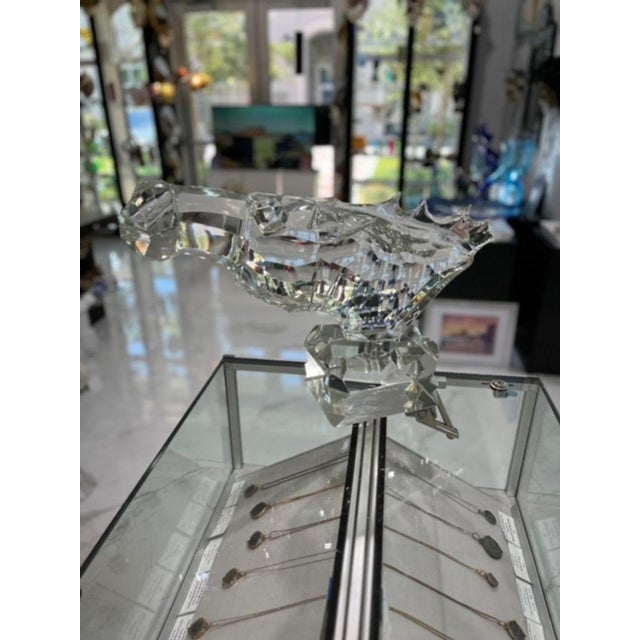 Transparent Amazing Murano Glass Horse Head by Pino Signoretto For Sale - Image 8 of 8