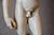 Antique Michelangelo's Nude David Statuette Reproduction with a Marble Effect, 1960s For Sale - Image 3 of 8