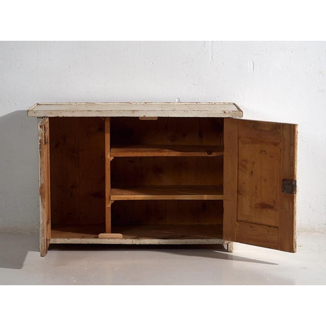 Small Antique White Buffet, 1900 For Sale - Image 12 of 16