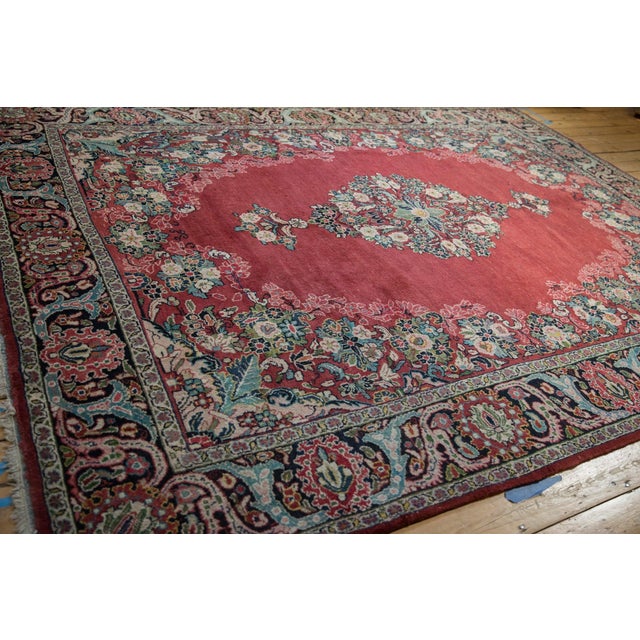Traditional Vintage Arak Carpet 9'2" X 12' For Sale - Image 3 of 15