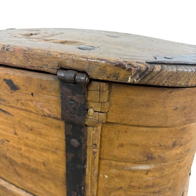 Large Antique Swedish Bentwood Chest, 1890s For Sale - Image 16 of 18