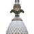 Mid 20th Century Mid-Century Modern White Ceramic Pineapple Pedestal Lamp - Single For Sale In Los Angeles - Image 6 of 10