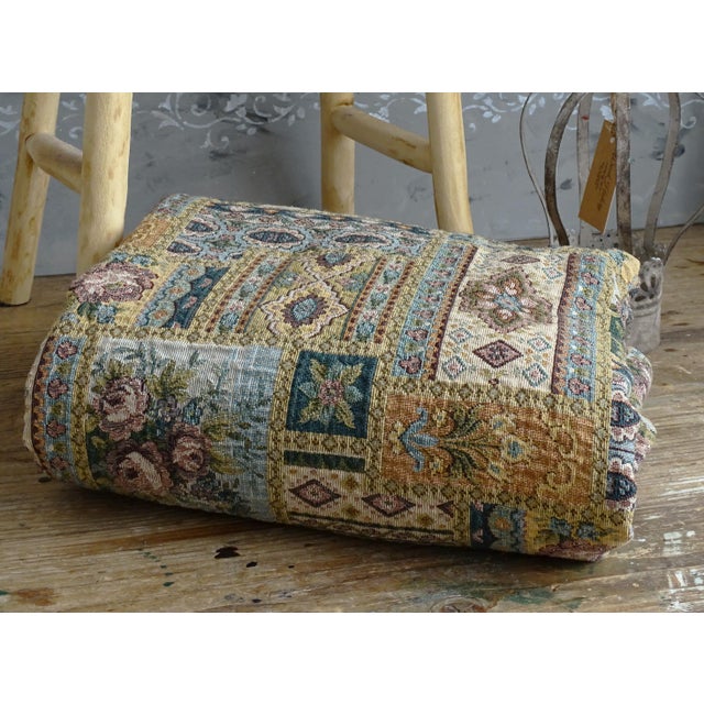 Adorable vintage brocade jacquard, made in 60s of thick heavy woven 100% cotton. Many colors and shades, the most...