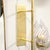 Modernist Hand-Blown Murano Glass Reverse Dome Form Brushed Brass Sconces For Sale - Image 10 of 18