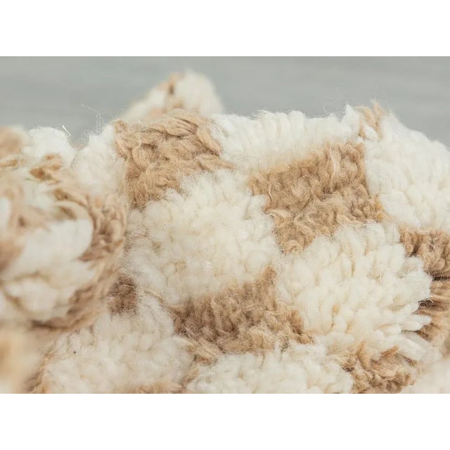 Textile Checked Berber Rug, 2010s For Sale - Image 7 of 11