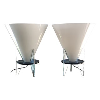 Glass Model Otéro Lamps by Rodolfo Dordoni for Fontana Arte, 1986, Set of 2 For Sale