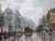 Giulio De Simone, Paris Boulevard, Oil Painting on Canvas, Framed For Sale - Image 6 of 15