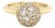Mid 20th Century Tiffany & Co HardWear Pave Diamond 8mm Ball Ring 18K Yellow Gold Size 4 For Sale