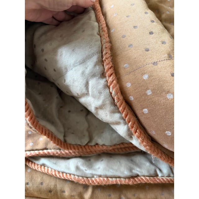 Contemporary 1998 Suzanne Tick for Knoll Textiles Custom "Domino" California King Comforter For Sale - Image 3 of 11