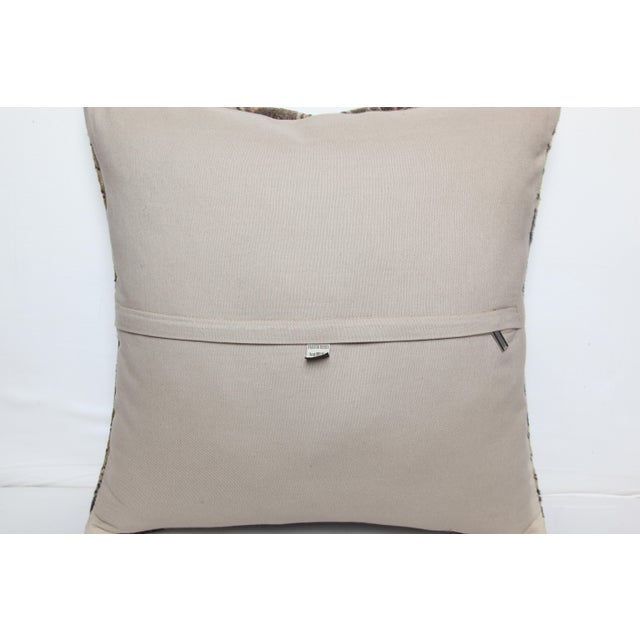 Vintage Authentic Rug Pillow Cover -20'' X 20'' For Sale - Image 10 of 10
