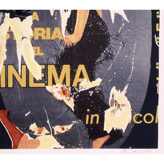 Artwork sold in perfect condition Color silkscreen and collage on Fedrigoni Watercolor Paper 300 gr. Hand signed and...