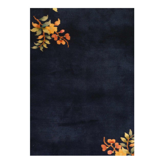 Antique Chinese Deco Rug, Origin: China, Circa: Early 20th Century – Here is an exciting and appealing antique Oriental...