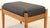 Mid-Century Danish Footstool in Leather and Wood For Sale - Image 3 of 9