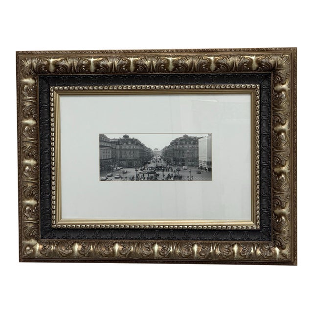 38th Avenue of Opera in Paris Photography Print, Framed For Sale
