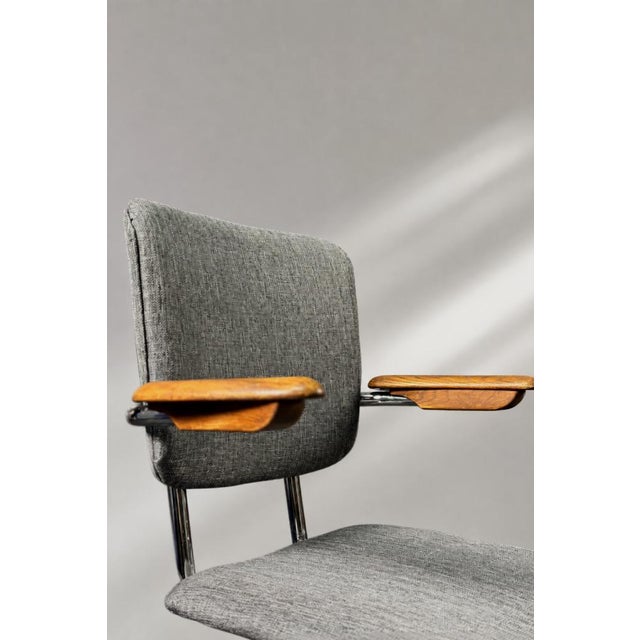 Mid-Century Scandinavian Modern Industrial Office Swivel Chair from Verkstads AB Lindqvist, 1960s For Sale - Image 16 of 18