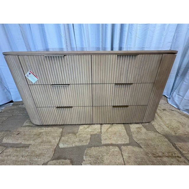 Rh Byron 6-Drawer Dresser — 72” Light Oak | Solid American White Oak | Artisan Crafted For Sale - Image 17 of 18