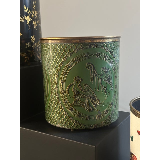 Card holder designed by Piero Fornasetti for Fornasetti in the 1950s, made in Italy. Made of silkscreened metal, plastic,...
