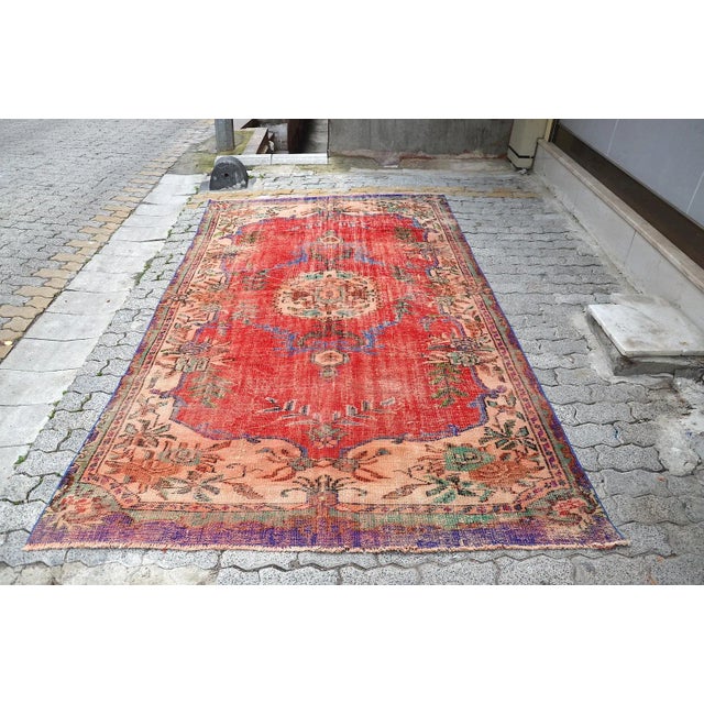 1960s Oversize Wool Bohemian Turkish Rug For Sale - Image 11 of 11