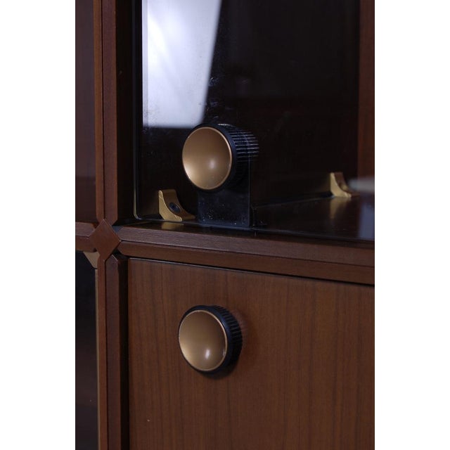 Brown Fitting Series Modular Shelving Unit from Piarotto, 1960s For Sale - Image 8 of 18