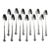 1990s Oneida “Katrina” Set of 12 Stainless Iced Tea Spoons For Sale