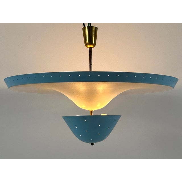 Large Mid-Century Ceiling Lamp or Pendant Light, Germany, 1950s For Sale - Image 6 of 18