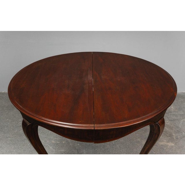 Art Nouveau Table in Mahogany For Sale - Image 9 of 13