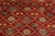 1980s Shabby Chic Shirwan Red/Gray Wool Rug - 4'3''x5'11'' For Sale - Image 5 of 10