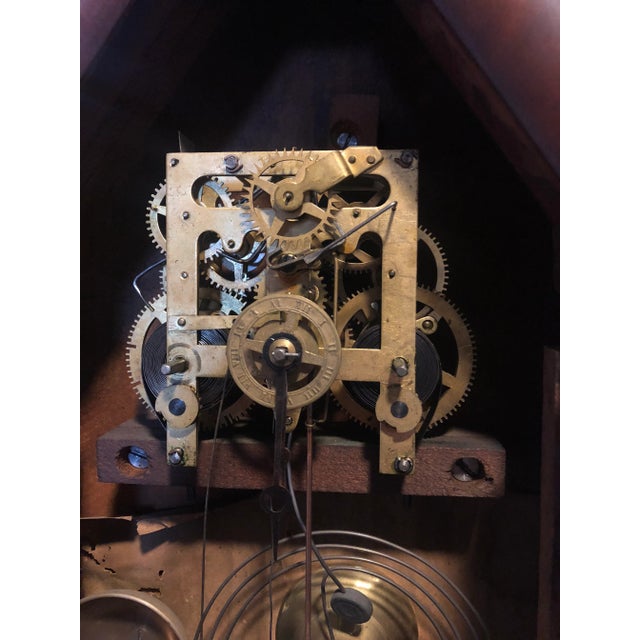 Mid 19th Century Chauncey Jerome Gothic Shelf Clock For Sale - Image 9 of 13