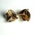Vintage Tiffany and Co 14k Yellow Gold Ribbon Clip-on Earrings 1 Inch- Set of 2 For Sale In New York - Image 6 of 9