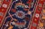 1990s Southwestern Heriz Ziegler Red Blue Hand-Knotted Rug - 8'9'' X 11'5'' For Sale In New York - Image 6 of 8