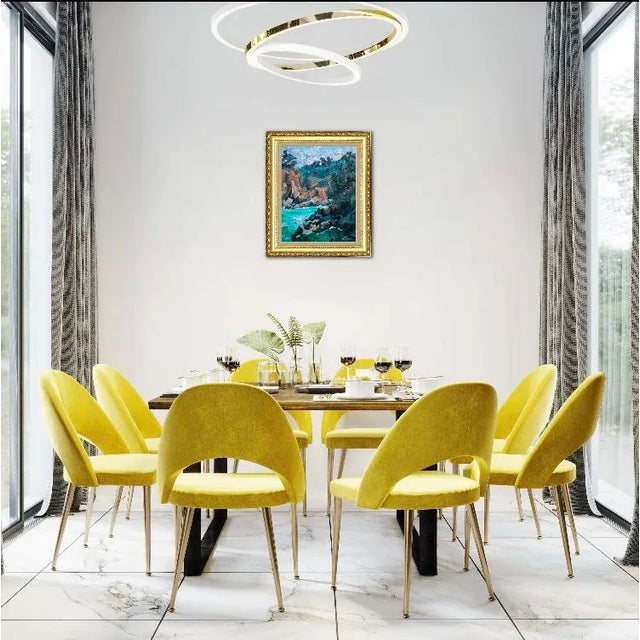 Textile Mendocino Coast Seascape Oil Painting For Sale - Image 7 of 8