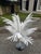 1970s Wonderful Large Italian Vintage Tole Metal Palm For Sale - Image 5 of 7