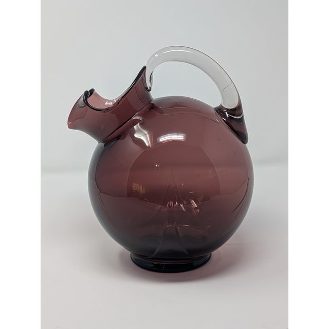 Vintage and Hand Blown Amethyst Glass - 8 Piece Curation Including Blenko and Cambridge Glass For Sale - Image 10 of 18