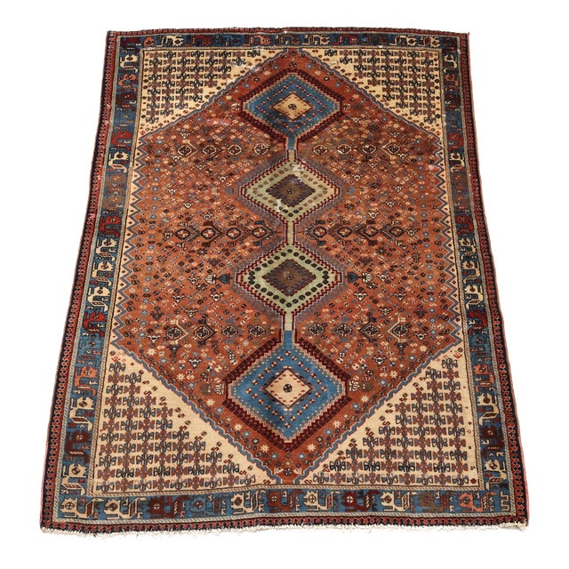 Middle Eastern Jalamè Rug in Wool For Sale